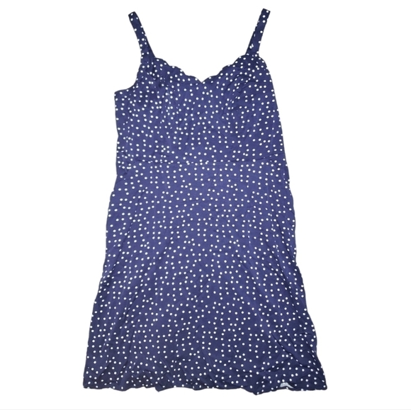 NWT 41 Hawthorne Beatriz Scallop Navy Dress Size 2X - Picture 4 of 11